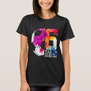 Camiseta Crianças 6 Anos Sendo Incríveis Futebol 6º Anivers