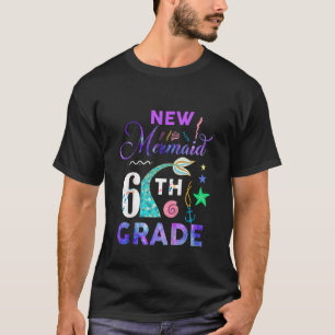 Camiseta Crianças 6 de Grau Sereia Meninas Cute Princesas S