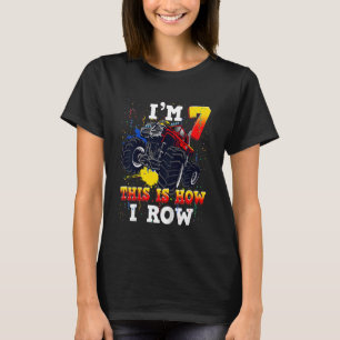 Camiseta Crianças 7 Aniversário Eu tenho 7 anos É assim que