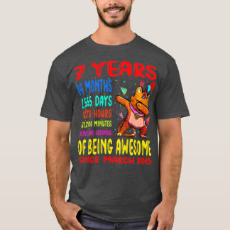 Camiseta Crianças: 7 Anos De Esforço Desde Março De 2015