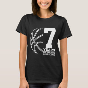 Camiseta Crianças: 7 anos de nascimento incrível de 7 de By