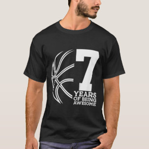 Camiseta Crianças: 7 anos de nascimento incrível de 7 de By
