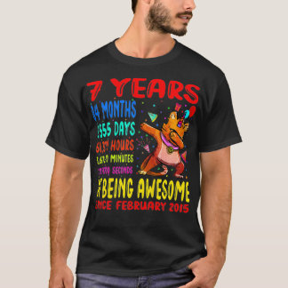 Camiseta Crianças: 7 Anos Sendo Crianças De Aniversário 7 I