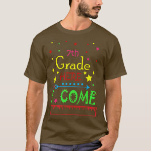 Camiseta Crianças 7 aqui eu venho