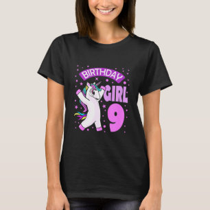 Camiseta Crianças 8º Aniversário Princesa Unicórn 8º Aniver