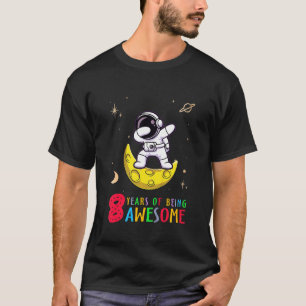 Camiseta Crianças 8 anos sendo incrível abbing astraut 8t