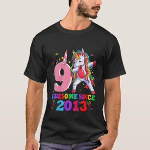 Camiseta Crianças 9º Aniversário 9 Anos Espetacular Desde 2
