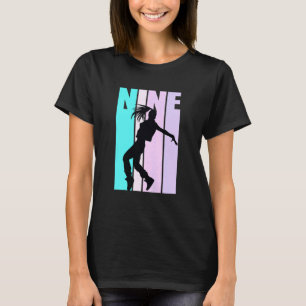 Camiseta Crianças 9º aniversário de dança para garotas Hiph