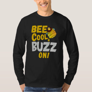 Camiseta Crianças Abelha Legal & Zumbe Em Abelha Fofo Feliz