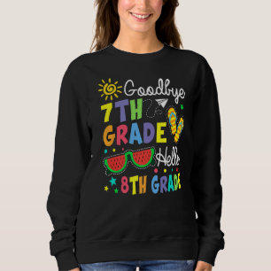 Camiseta Crianças Adeus 7 da Grau Alô 8º Ano Último Dia