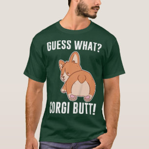 Camiseta Crianças Adivinham Que Cão Corgi Bumbum Corgi