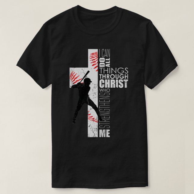 Camiseta Crianças-adolescentes cristãos Baseball Philippian (Frente do Design)
