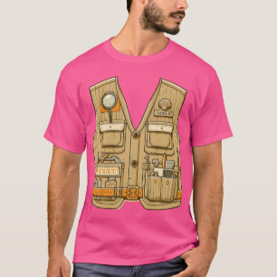 Camiseta Crianças Adultas Halloween Paleontólogo Dinosaur H