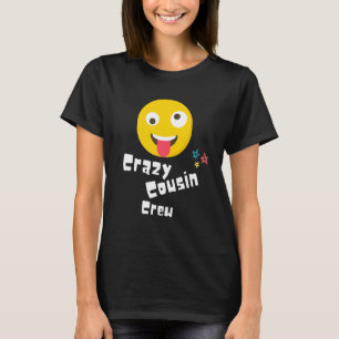 Camiseta Crianças Adultos Crianças Da Prima Louca Brincando