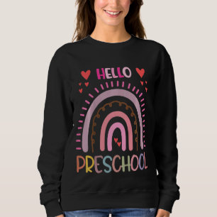 Camiseta Crianças Alô Pré-Escolar Professores Arco-Íris Cri
