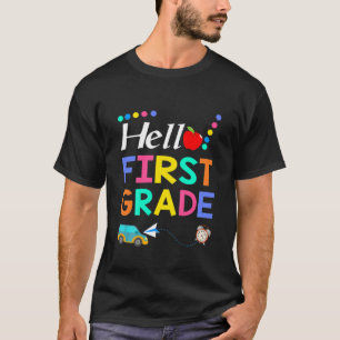 Camiseta Crianças Alô Primeiro Grau Equipe 1 Rua De Volta P