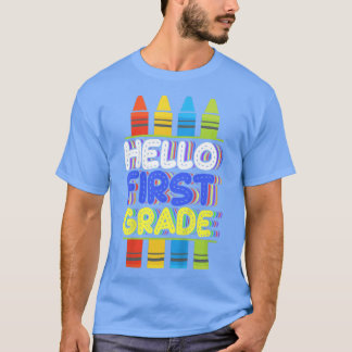 Camiseta Crianças Alô Primeiro Grau, Tchau Jardim De Infânc