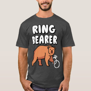 Camiseta Crianças Andam Barbeiros Garotos Bonitos Ursos Eng
