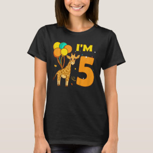 Camiseta Crianças, animais de girafa, animais de amam, eu s