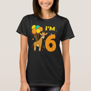 Camiseta Crianças, animais de girafa, animais de amam, eu s