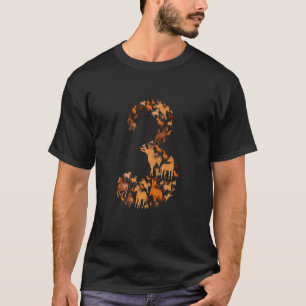 Camiseta Crianças, aniversário de 3 anos de Cavalo Cortado