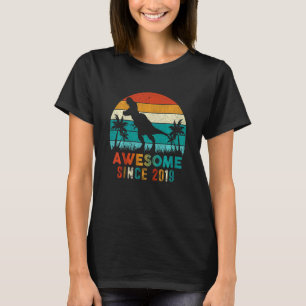 Camiseta Crianças aniversário de 3 anos Dinossaur 3 Anos Me