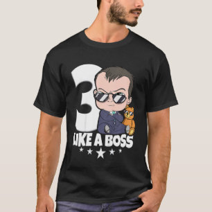 Camiseta Crianças aniversário de 3 anos Garota 3 Anos Como 