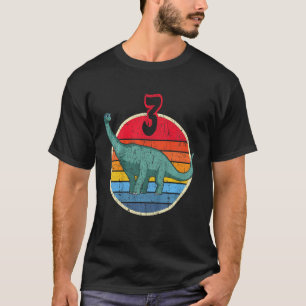 Camiseta Crianças aniversário de 3 anos I Brachiosaurus Dip