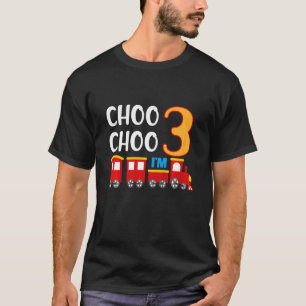 Camiseta Crianças aniversário de 3 anos Todller 3 anos Meni