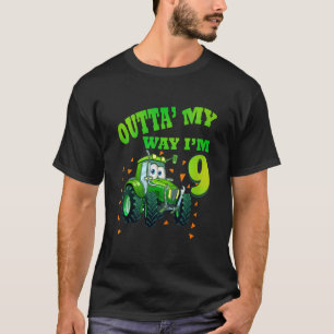Camiseta Crianças Aniversário de criança 9 Anos de Idade Tr