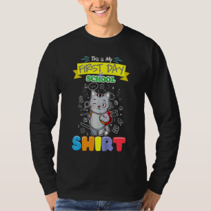 Camiseta Crianças Antes da matrícula do jardim de infância