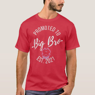 Camiseta Crianças Anunciando gravidez Promovida ao irmão ma