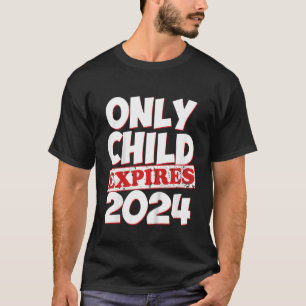 Camiseta Crianças Apenas Expiram 2024 Expirando Menina Bi