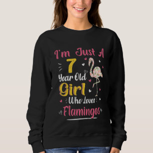 Camiseta Crianças Apenas Uma Menina De 7 Anos Que Ama Flami