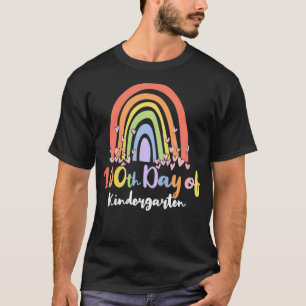 Camiseta Crianças Arco-Íris 100º Dia De Crianças Do Jar