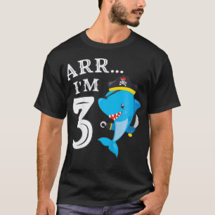 Camiseta Crianças ARR IM 3 Pirata de Aniversário I aniver