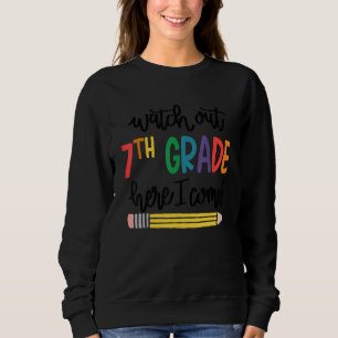 Camiseta Crianças Assistam 7 Grau Aqui Eu Vim Meninas 7 Gra