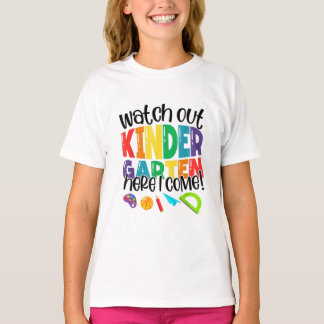 Camiseta Crianças Assistam Ao Jardim De Infância