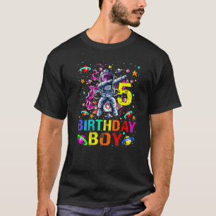 Camiseta Crianças Astronautas 5 de Astronauta de 5 Anos Spa