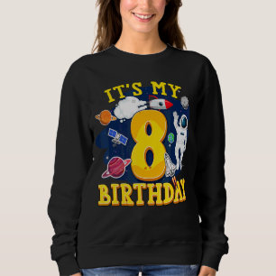 Camiseta Crianças Astronautas de 8 anos Astronauta Exterior