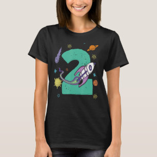 Camiseta Crianças Astronautas do Espaço Exterior Garoto seg
