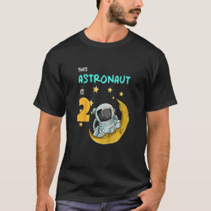 Camiseta Crianças Astronautas Espaciais Astronautas Planeta