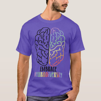 Camiseta Crianças Autismo ASD Neurodiversidade Tea Embraço