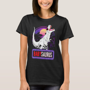 Camiseta Crianças Babysaurus T Rex Dinosaur Baby Saurus Fam