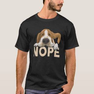 Camiseta Crianças Basset Hound Nope Basset Hound