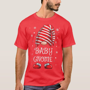 Camiseta Crianças Bebê Gnomo Correspondendo Família Engraça