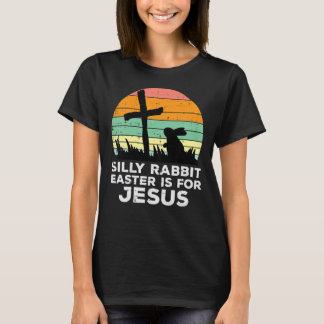 Camiseta Crianças Bobo Coelho Páscoa Para Jesus Cristãos T