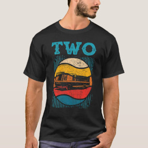 Camiseta Crianças, Bombeiro segundo aniversário de 2 anos