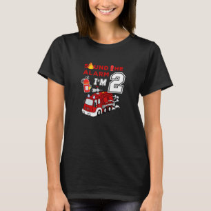 Camiseta Crianças Bombeiros segundo aniversário Bombeiros 2