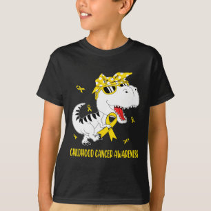 Camiseta Crianças bonitas, Cancer de consciência Dinossauro